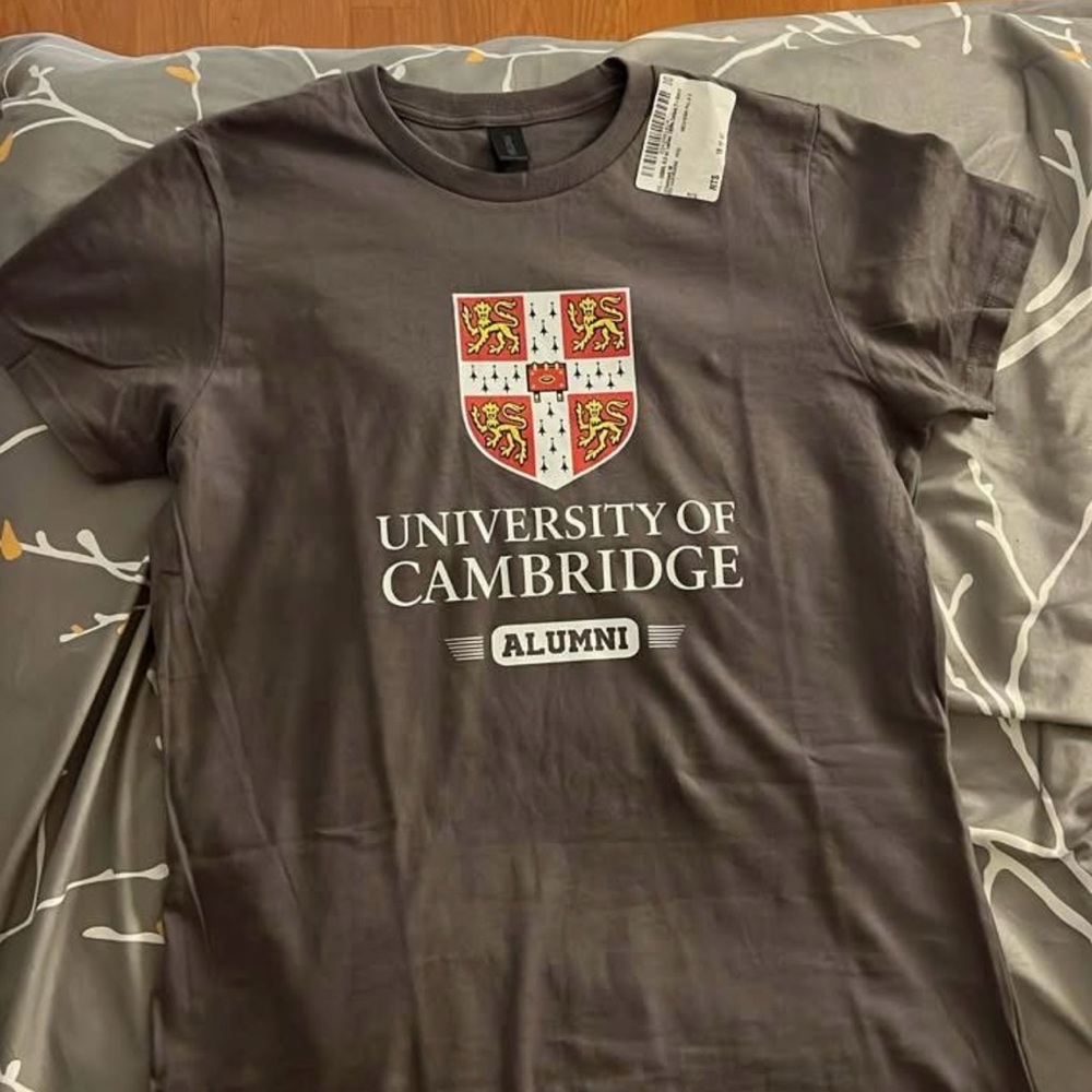 University of Cambridge Dark Gray Alumni Tee